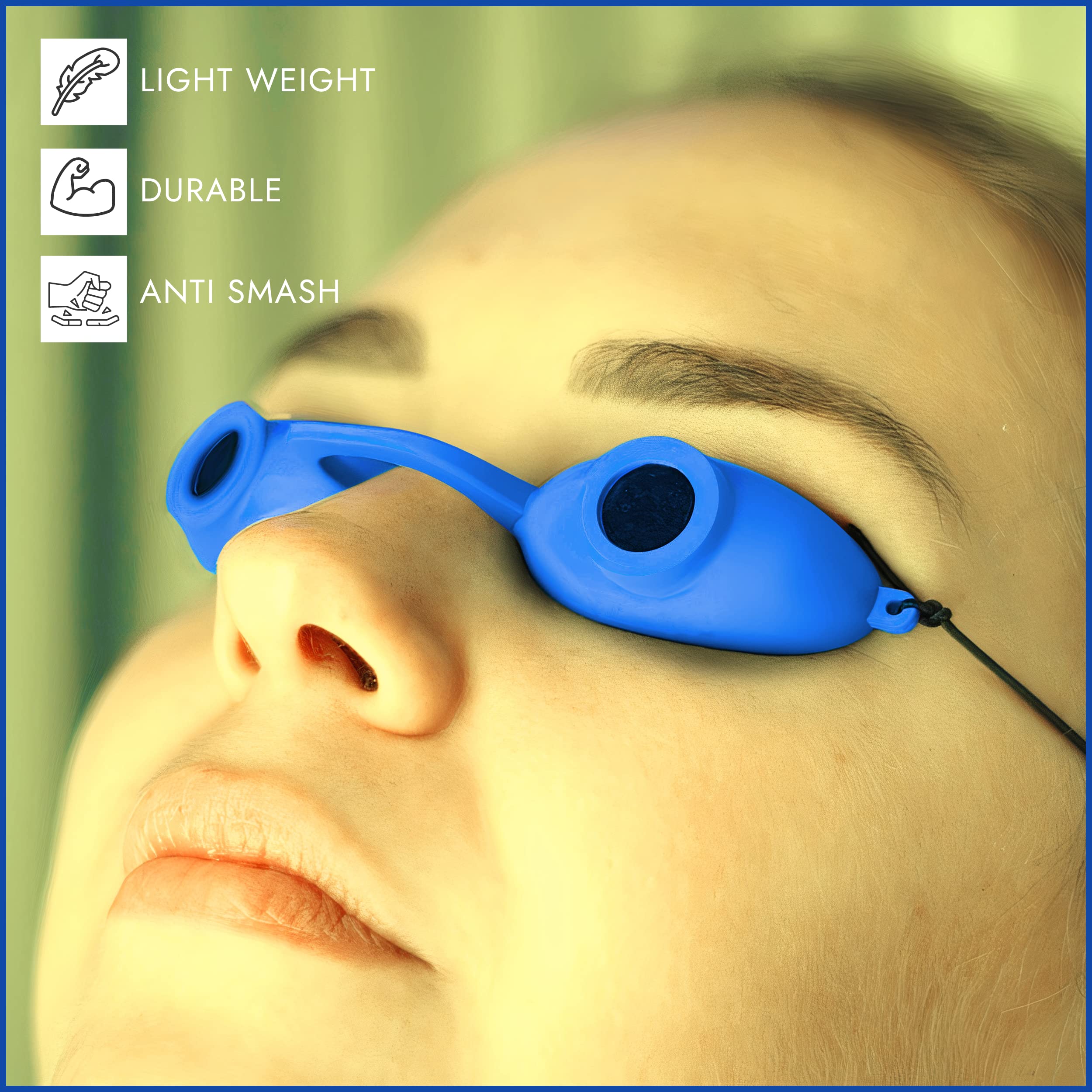 Ajuste ergonómico de Super Sunnies Evo para uso prolongado.