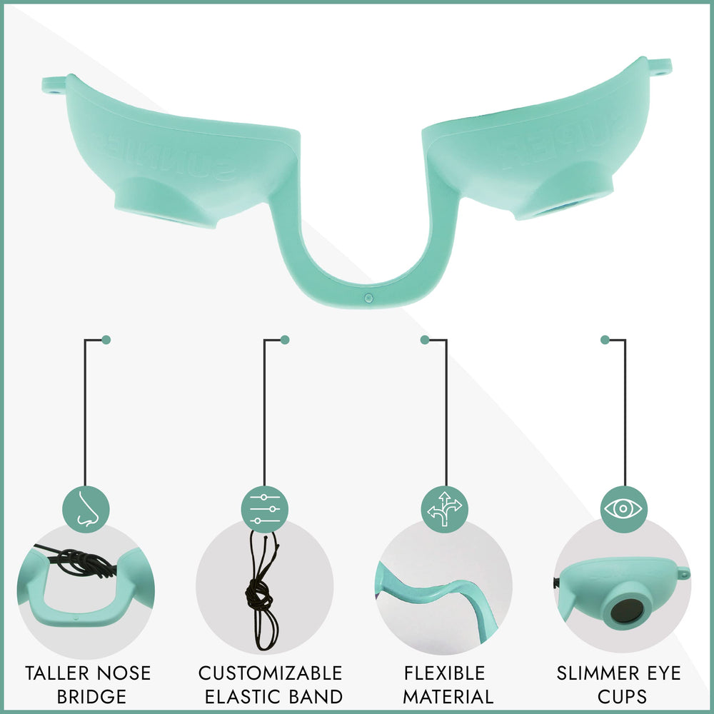 Copas para ojos delgadas mejoran comodidad y estética durante uso prolongado.