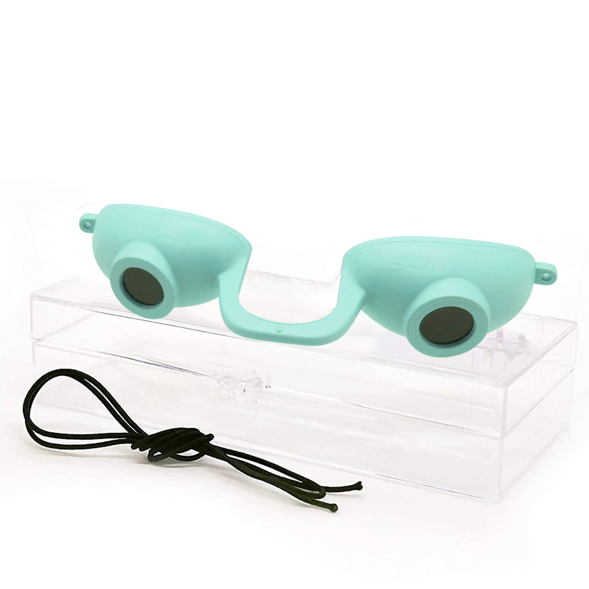 Gafas EVO Flex de Super Sunnies protegen los ojos durante bronceado en cabina.