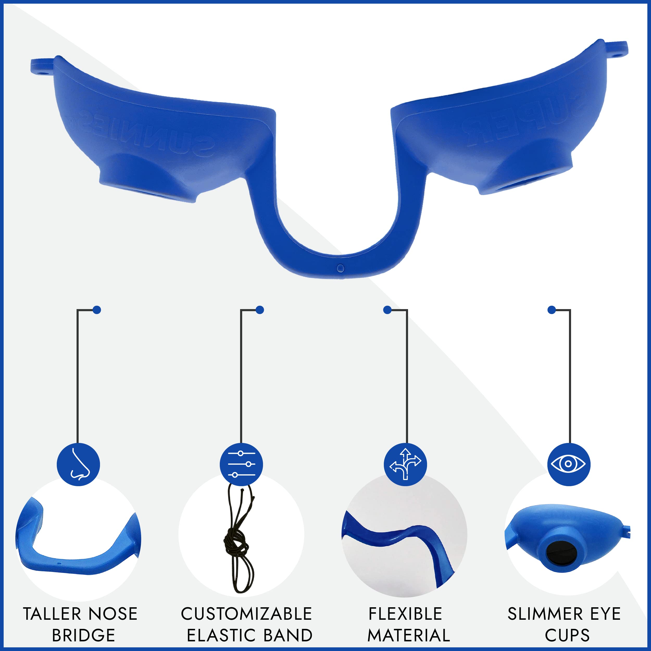 Super Sunnies Evo terapia de luz roja con protección ocular.