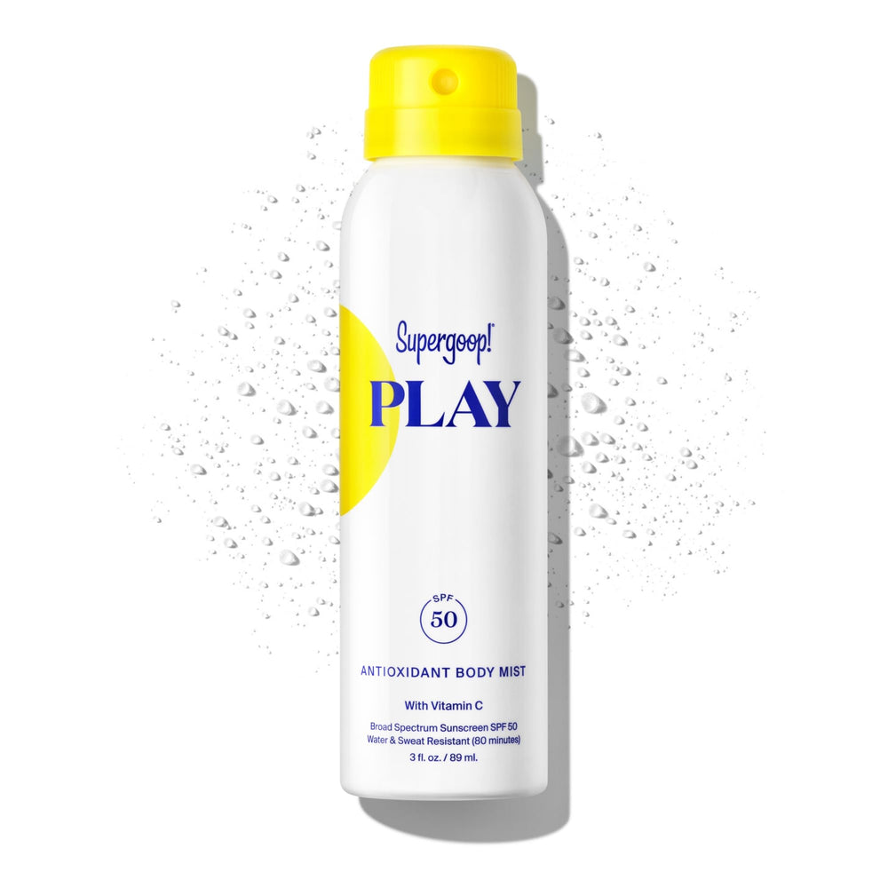 Supergoop PLAY bruma corporal antioxidante con vitamina C para piel luminosa