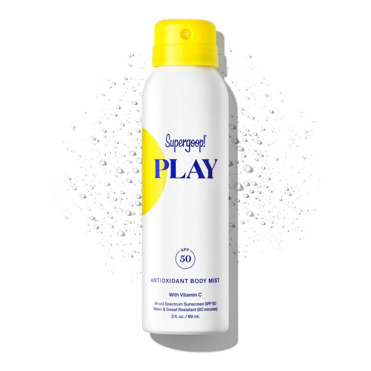 Supergoop PLAY bruma corporal antioxidante con vitamina C para piel luminosa