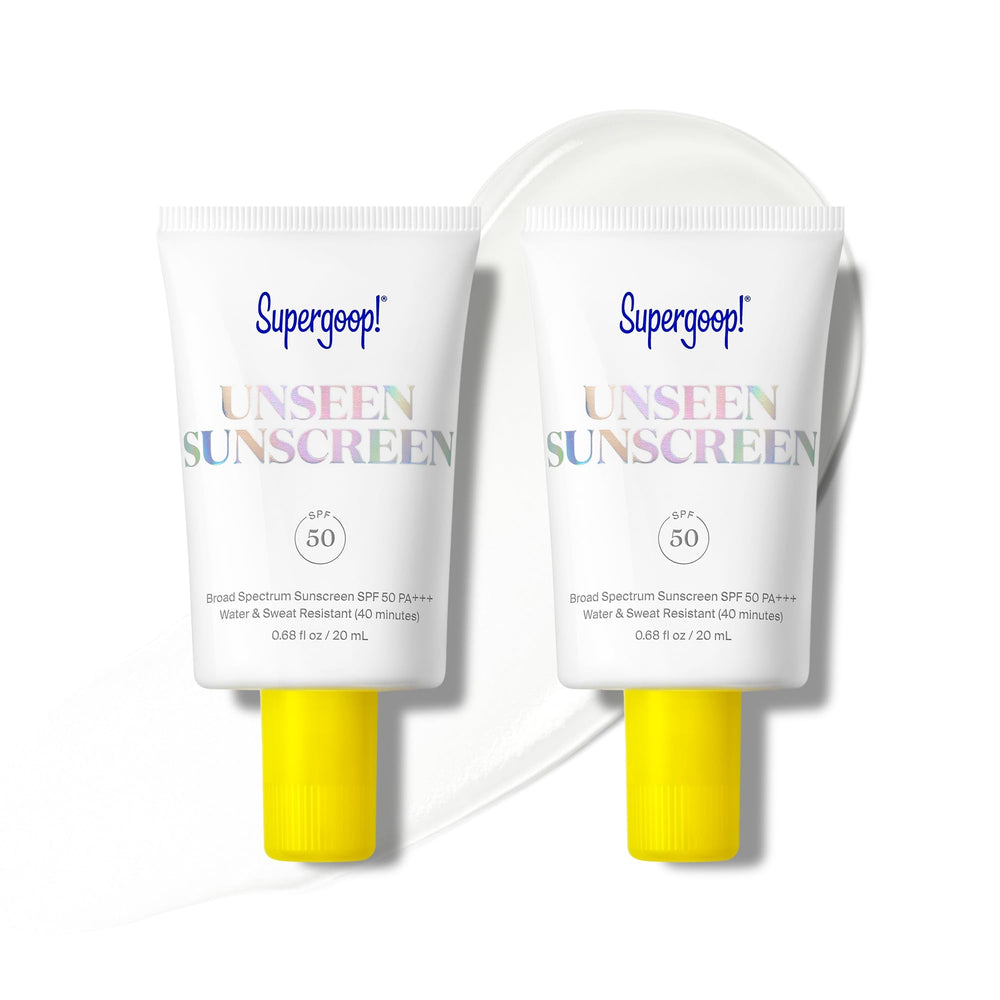 Supergoop Unseen Sunscreen: bote y aplicador para uso diario sin residuo