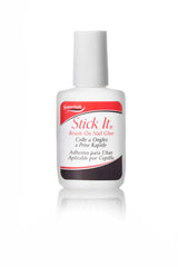 SuperNail Stick It Glue con pincel para aplicación precisa y control