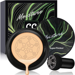 Envase de SuperThinker Crema CC en cojín aireado para maquillaje suave y uniforme
