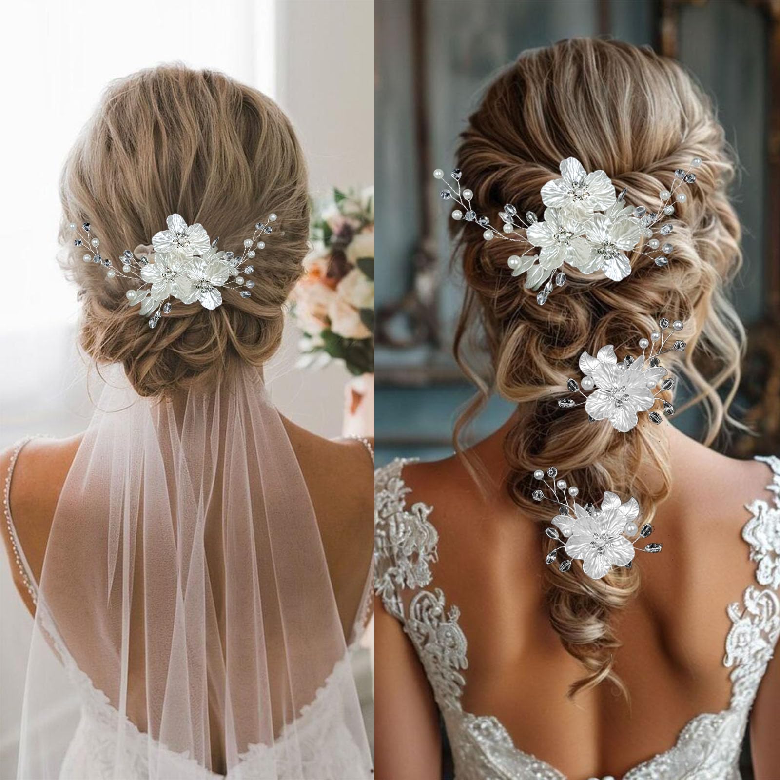 Supgoodom accesorio para novia, perfecto para recogidos y peinados formales.