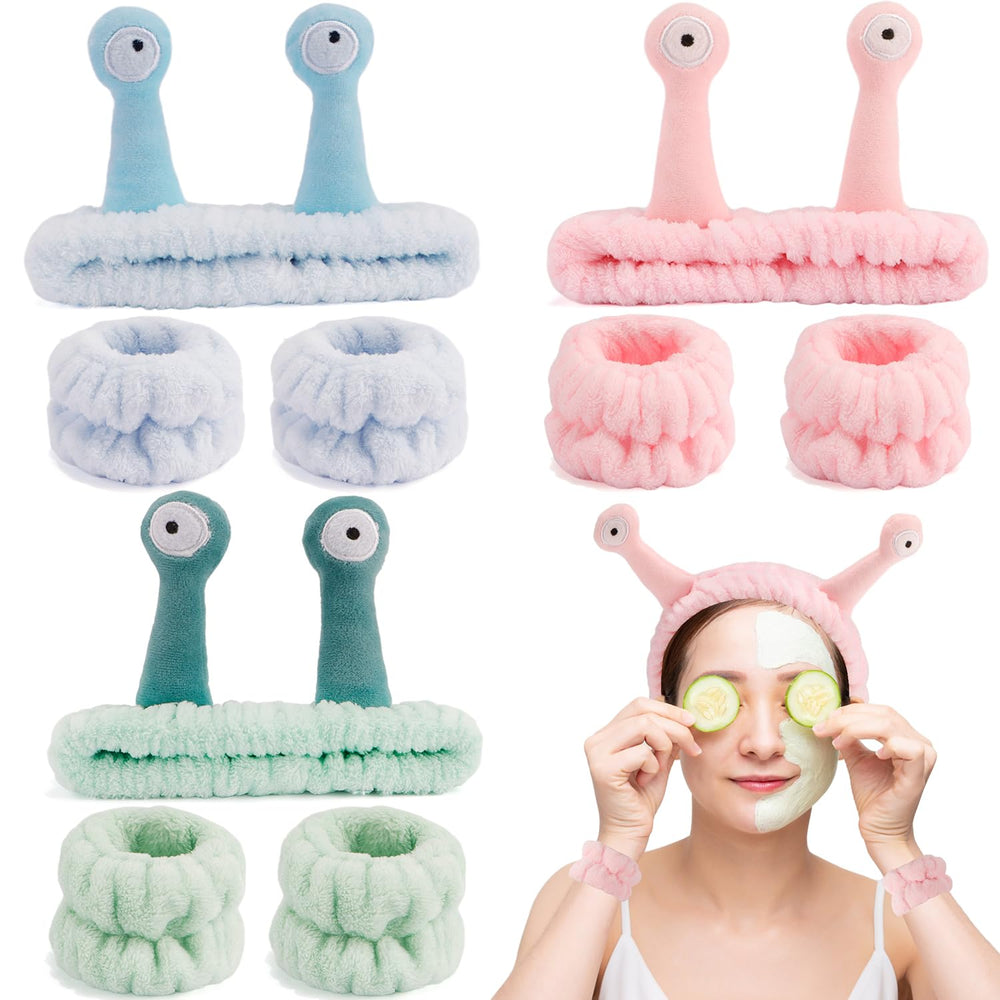 SuPoo bandas cabello spa rosa alien para mantener el cabello fuera de la cara
