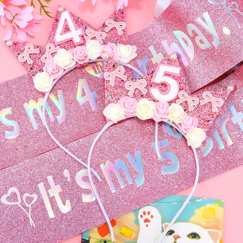 Conjunto de accesorios SuPoo para sesión de fotos de cumpleaños.