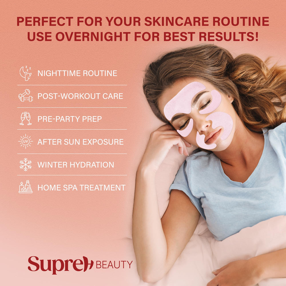 SupreH parches líneas de sonrisa para mayor suavidad nocturna