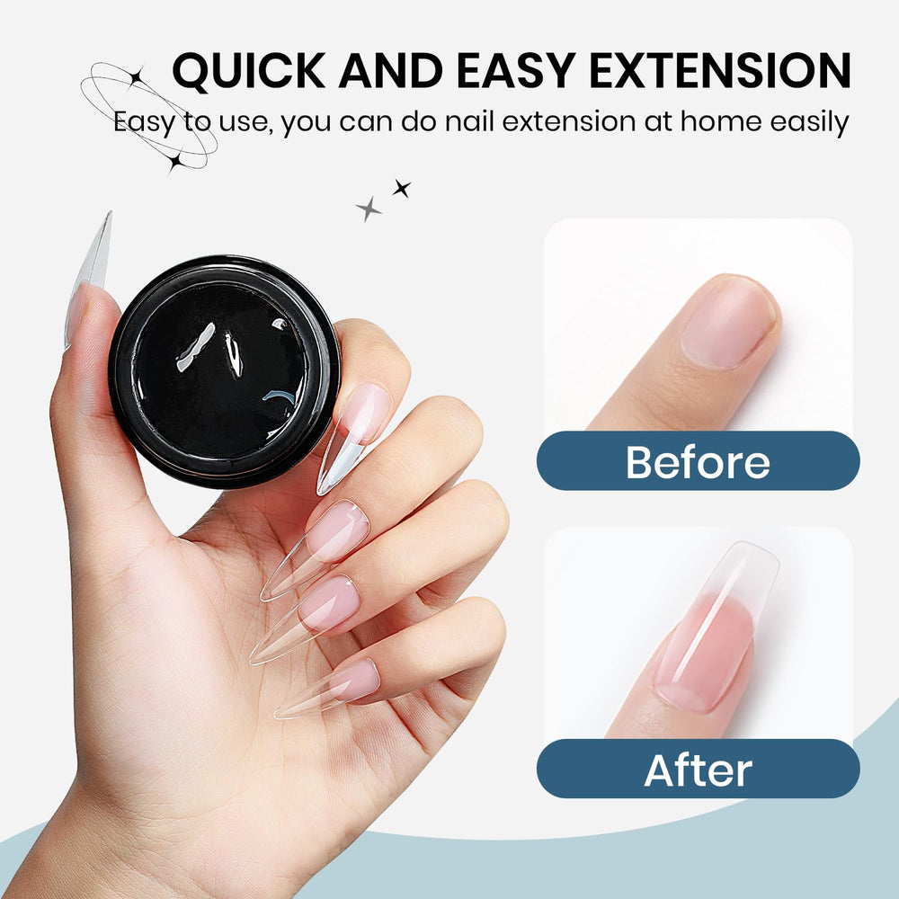 Supwee formas dobles para uñas, 36 piezas, permite extensiones y diseños rápidos.