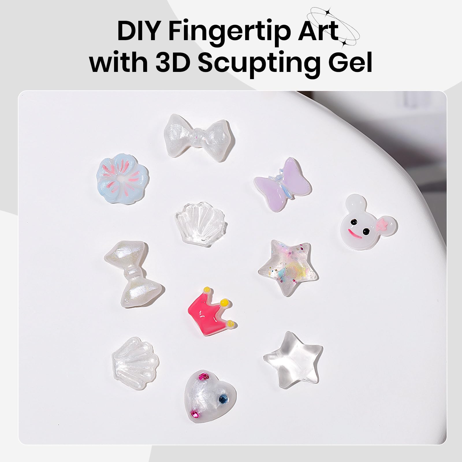 Gel de uñas con bolígrafo de arte, ideal para decorar con detalles.