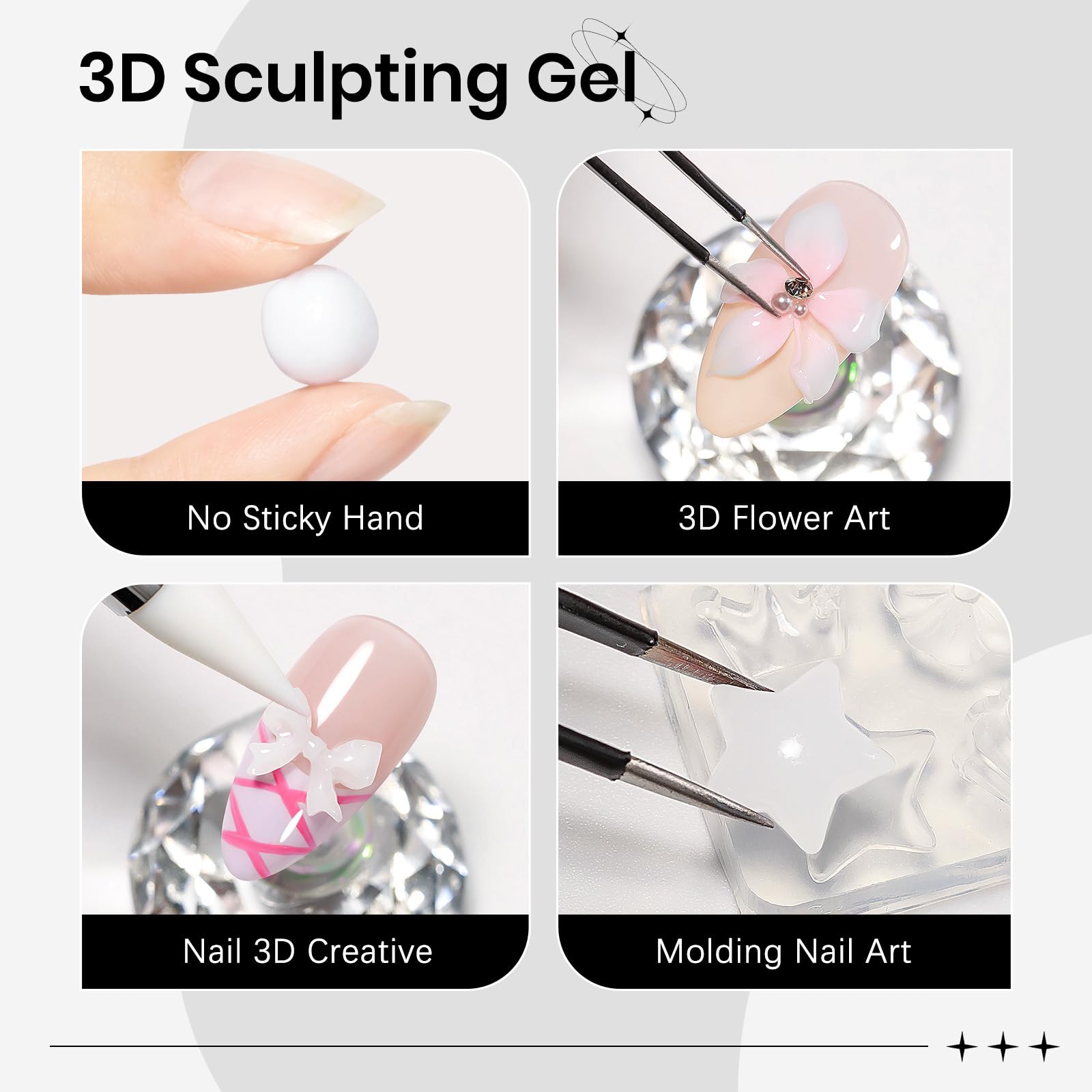 SUPWEE gel 3D para tallado en moldes de silicona, resultados precisos.