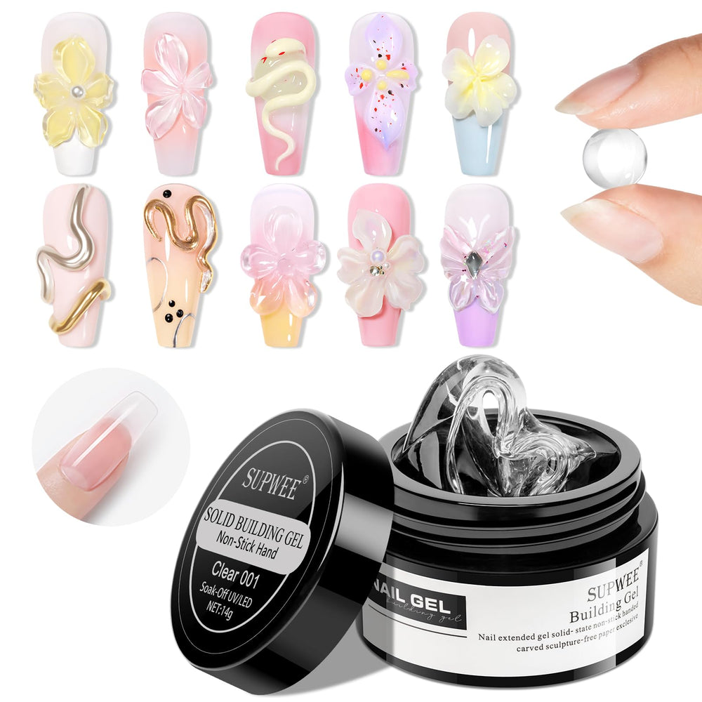 SUPWEE Gel Builder Extensiones Uñas: extensión natural y duradera.