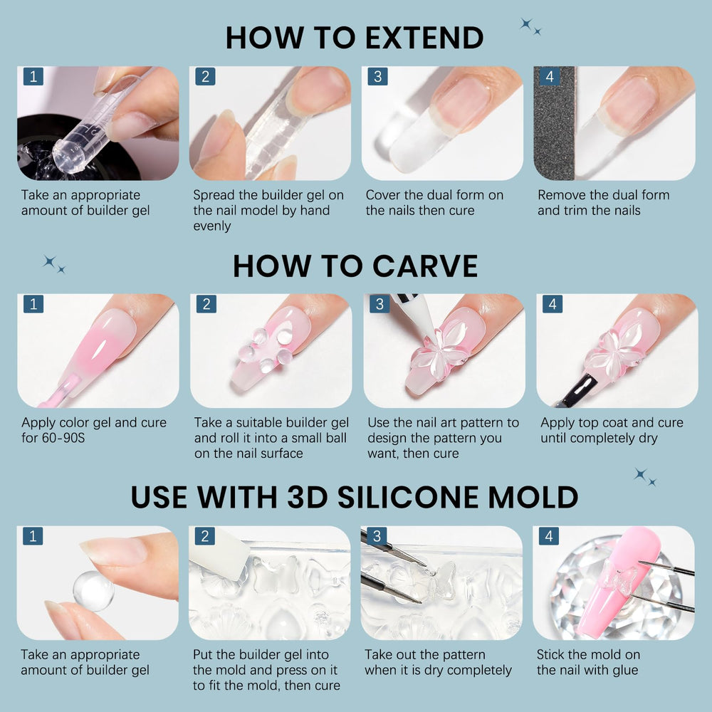 Supwee kit de uñas en casa, resultados con aspecto profesional sin salir de casa.