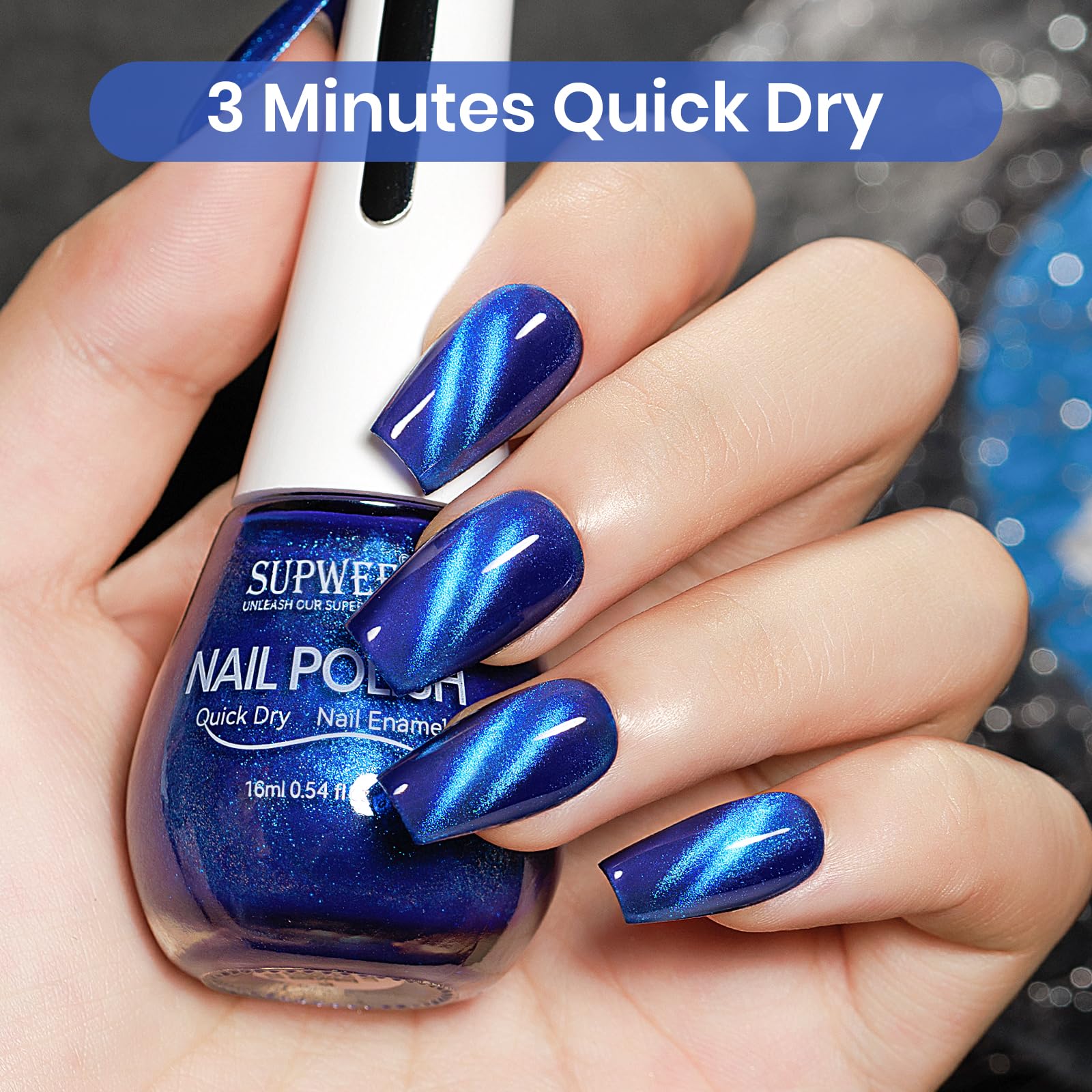 SupWEE manos con uñas elegantes para uso diario.