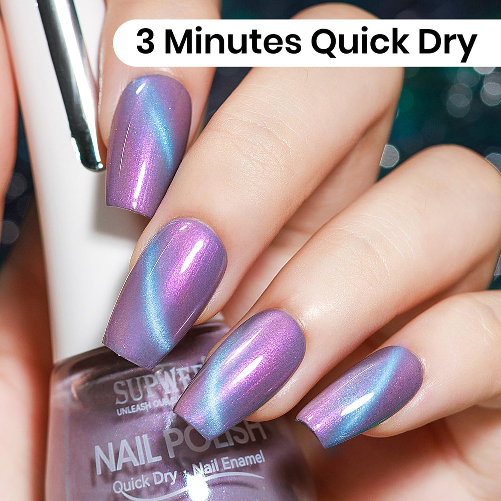 SUPWEE Mermaid Pearl laca uñas con imán incluido para crear patrones