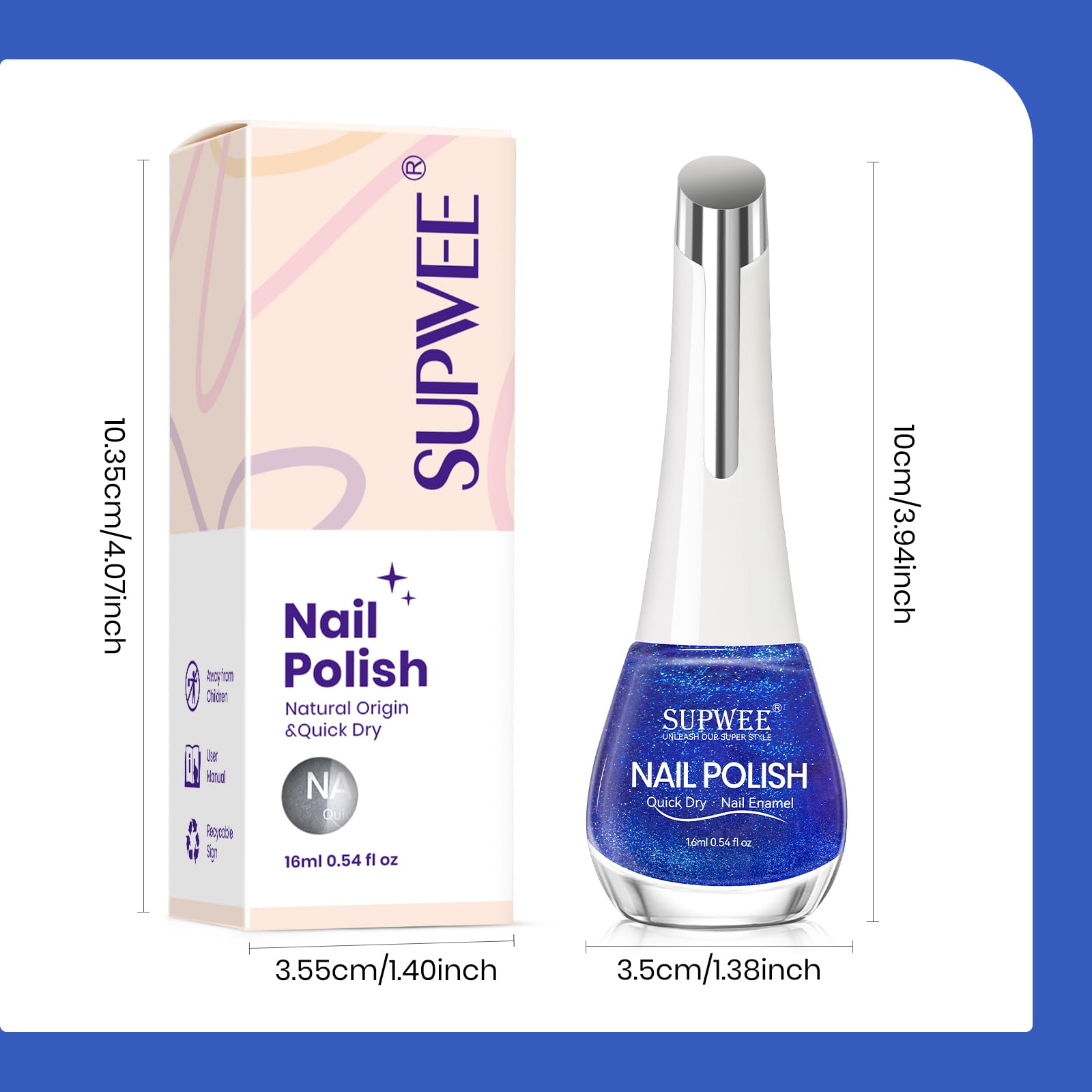 SupWEE set de manicura en casa para looks rápidos.
