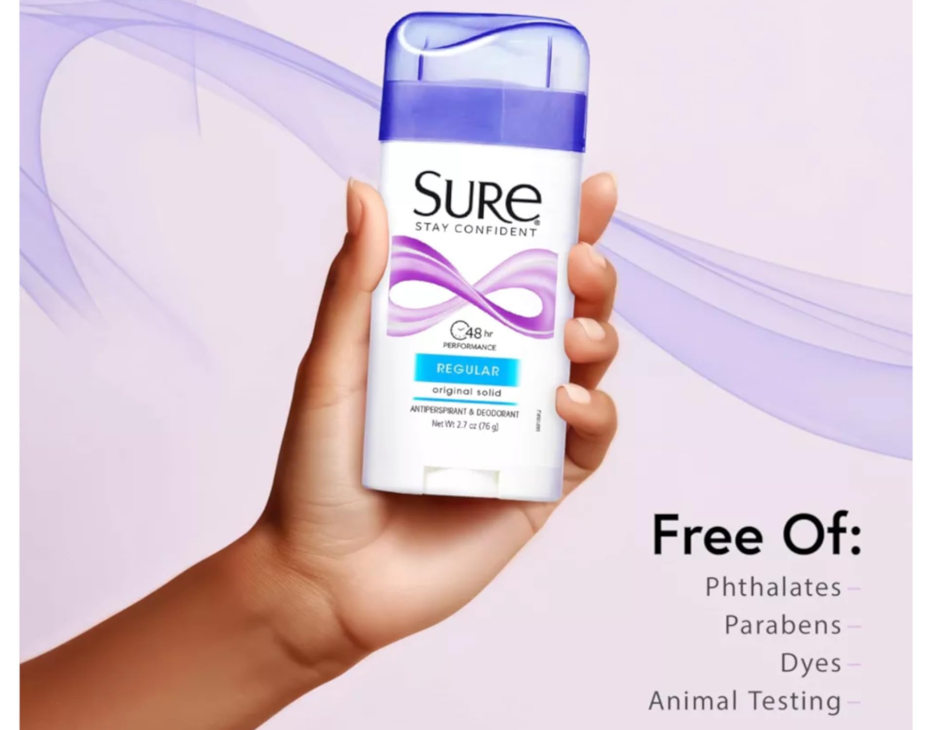 Sure Original desodorante sólido ofrece protección de hasta 24 h
