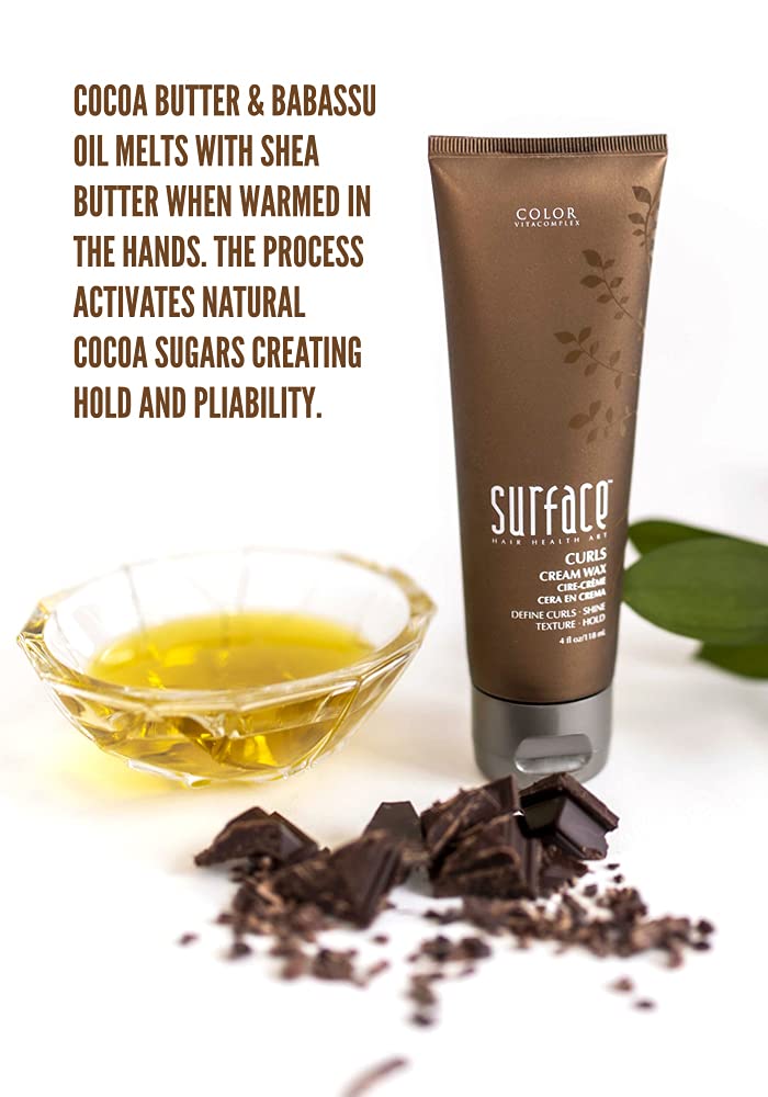Surface: manteca de cacao y karité para rizos sanos