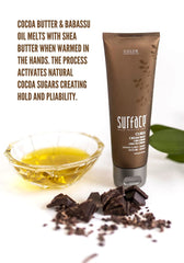 Surface: manteca de cacao y karité para rizos sanos