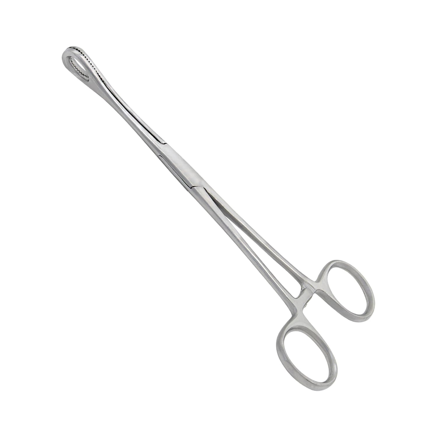 Pinzas SURGICAL ONLINE para piercing, curva lisa 7 pulgadas, agarre estable.