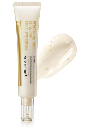 SUR.MEDIC+ oro 24K crema para rostro y ojos, hidratación y brillo natural.