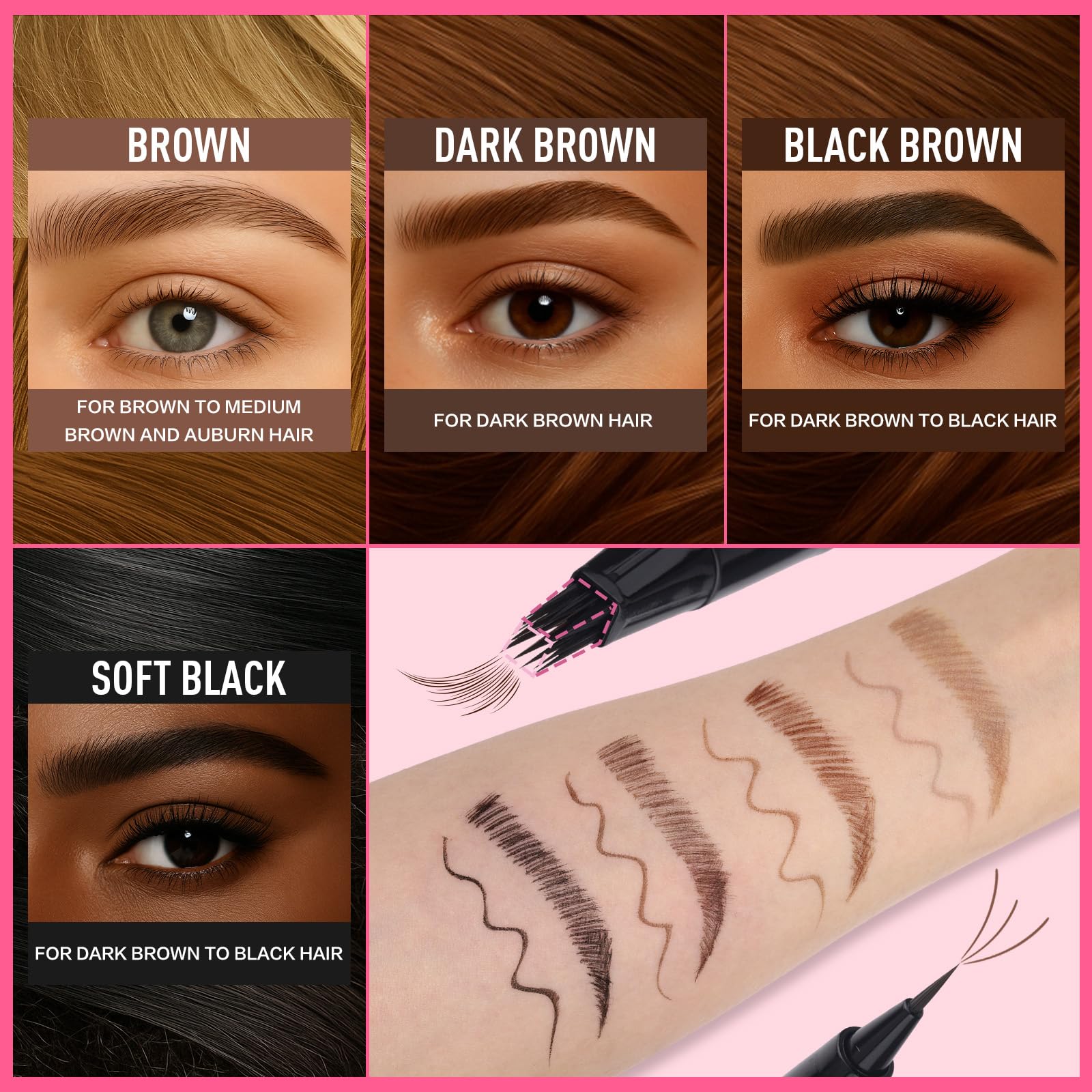 SUSIKEKI fijación de larga duración para cejas definidas todo el día