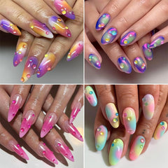 SUTOKAKA piezas brillantes para uñas, fáciles de aplicar