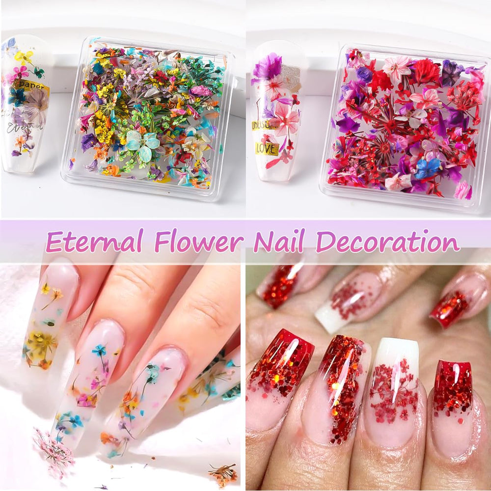 SUTOZMIWE colores brillantes para acentos florales en uñas.