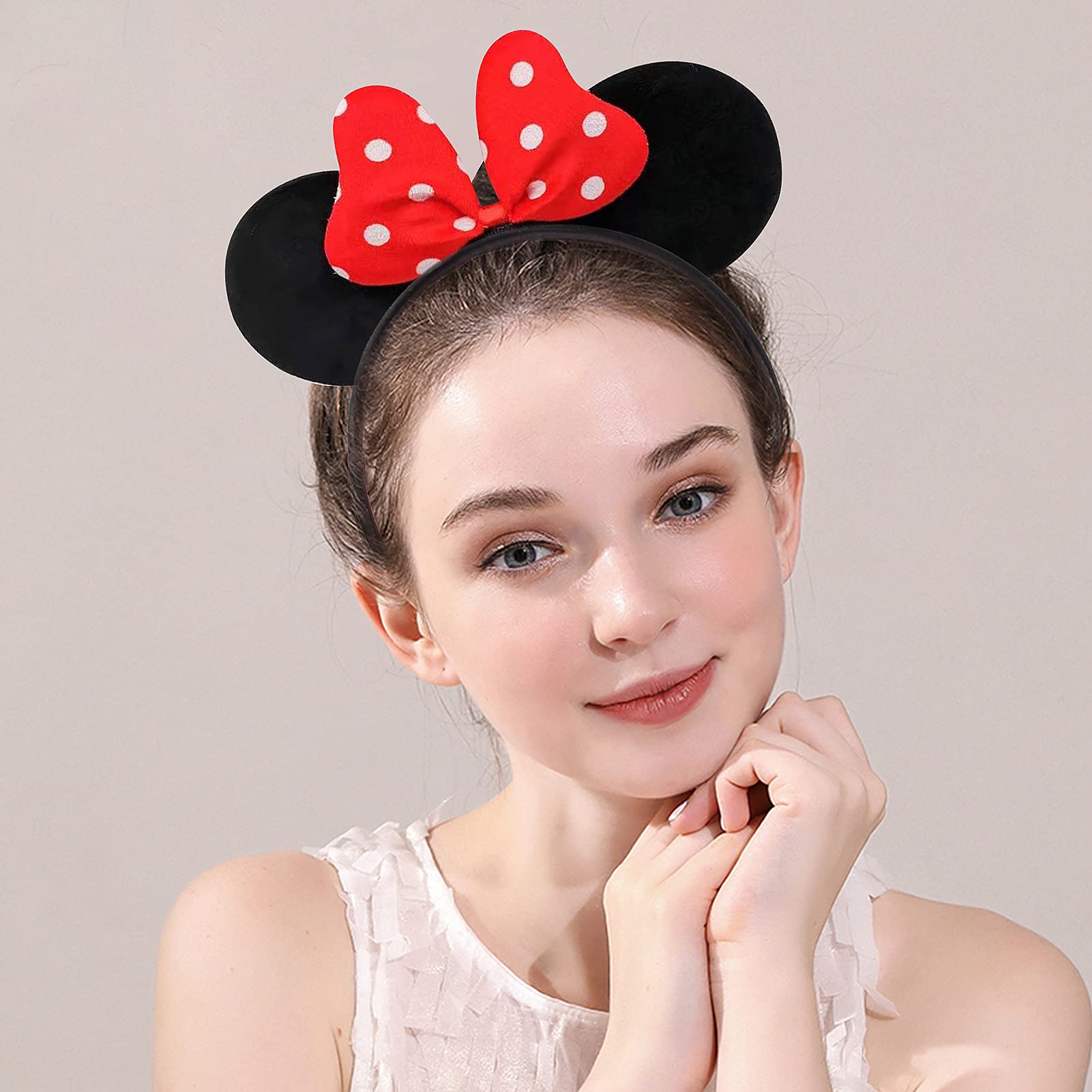 Suyegirl Bandas satinadas para personalización, fáciles de adornar con flores o lazos.