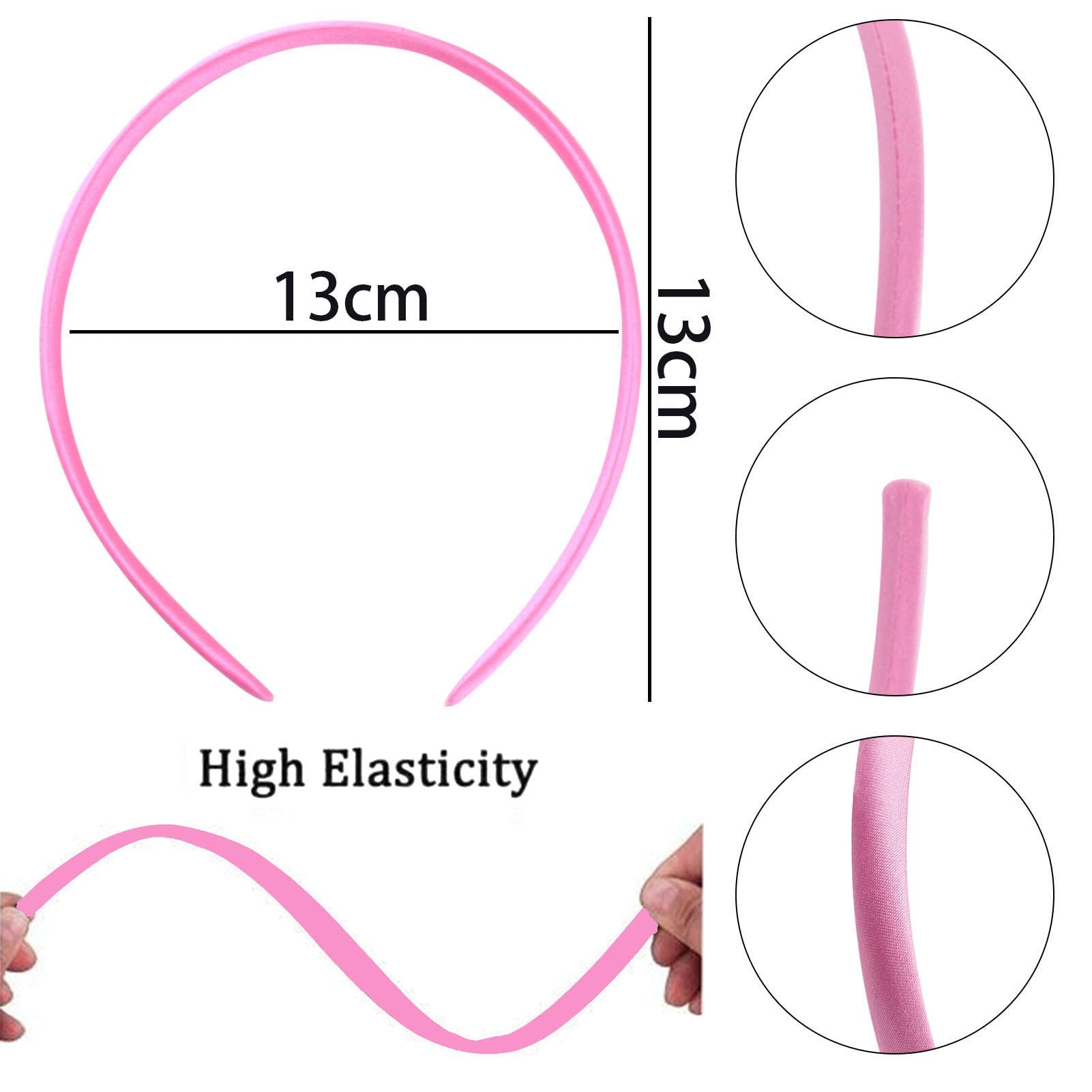 Regalos para mujeres Suyegirl: diademas satinadas coloridas