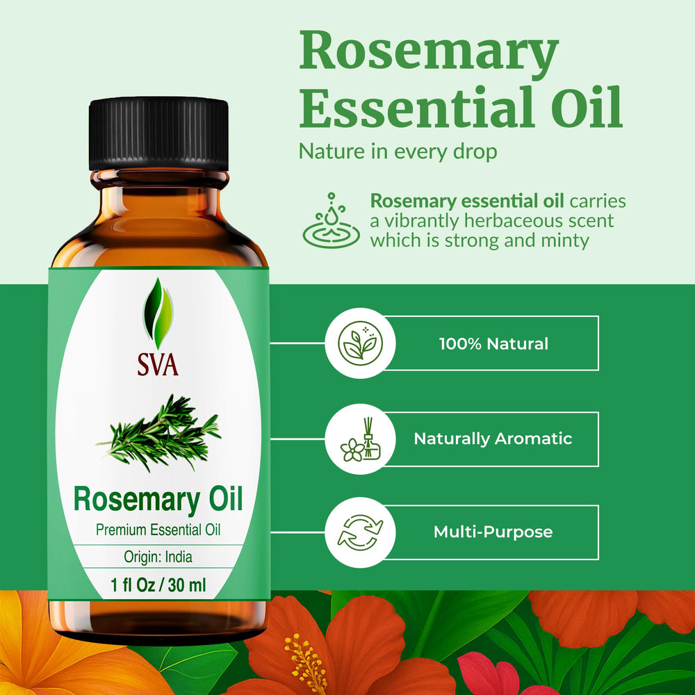 Difusor con romero SVA para aromaterapia y ambiente fresco.