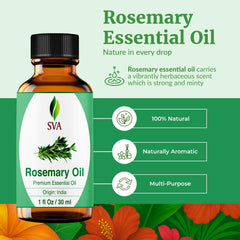 Difusor con romero SVA para aromaterapia y ambiente fresco.
