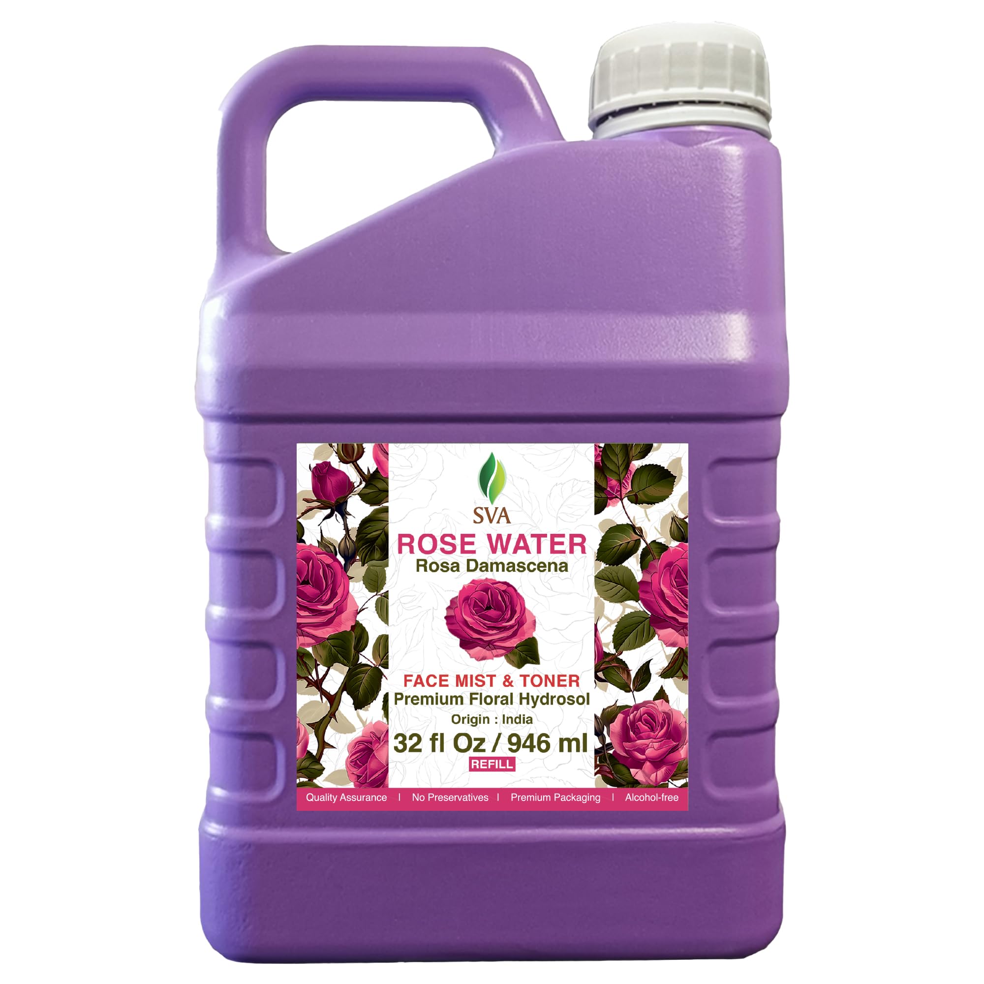 SVA Agua de Rosa: botella para hidratar la piel durante el día.