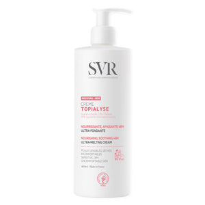 SVR Topialyse textura sedosa para piel seca y sensible, confort al aplicar