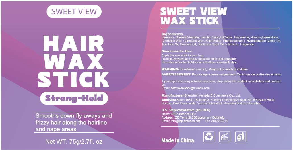 SWEET VIEW Uso-diario-barra-wax mejora control de cabellos sueltos en casa