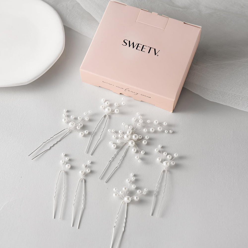 SWEETV horquilla regalo para novia, ideal para damas de honor