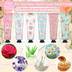 Swiffen conjunto regalo cremas manos 24 unidades, colores florales retro.