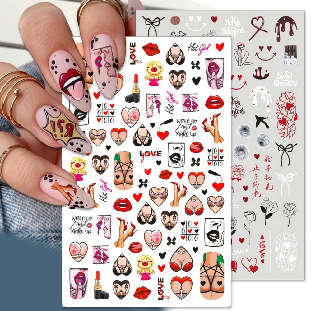 TailaiMei pechos atrevidos: diseño atrevido para uñas llamativas