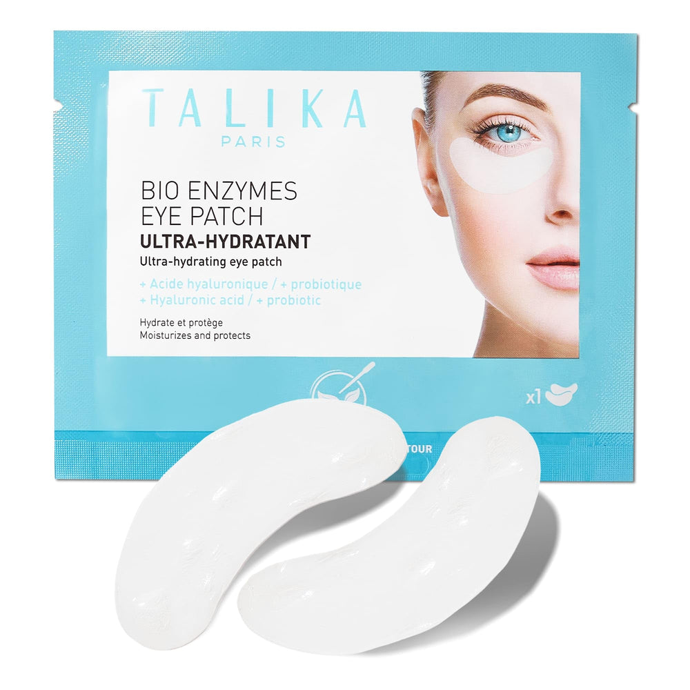 Talika Bio Enzymes Parche Ojos empaque, ideal para iniciar tu rutina de cuidado facial