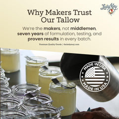 Tallow para jabones artesanales Lady May, espuma suave garantizada.