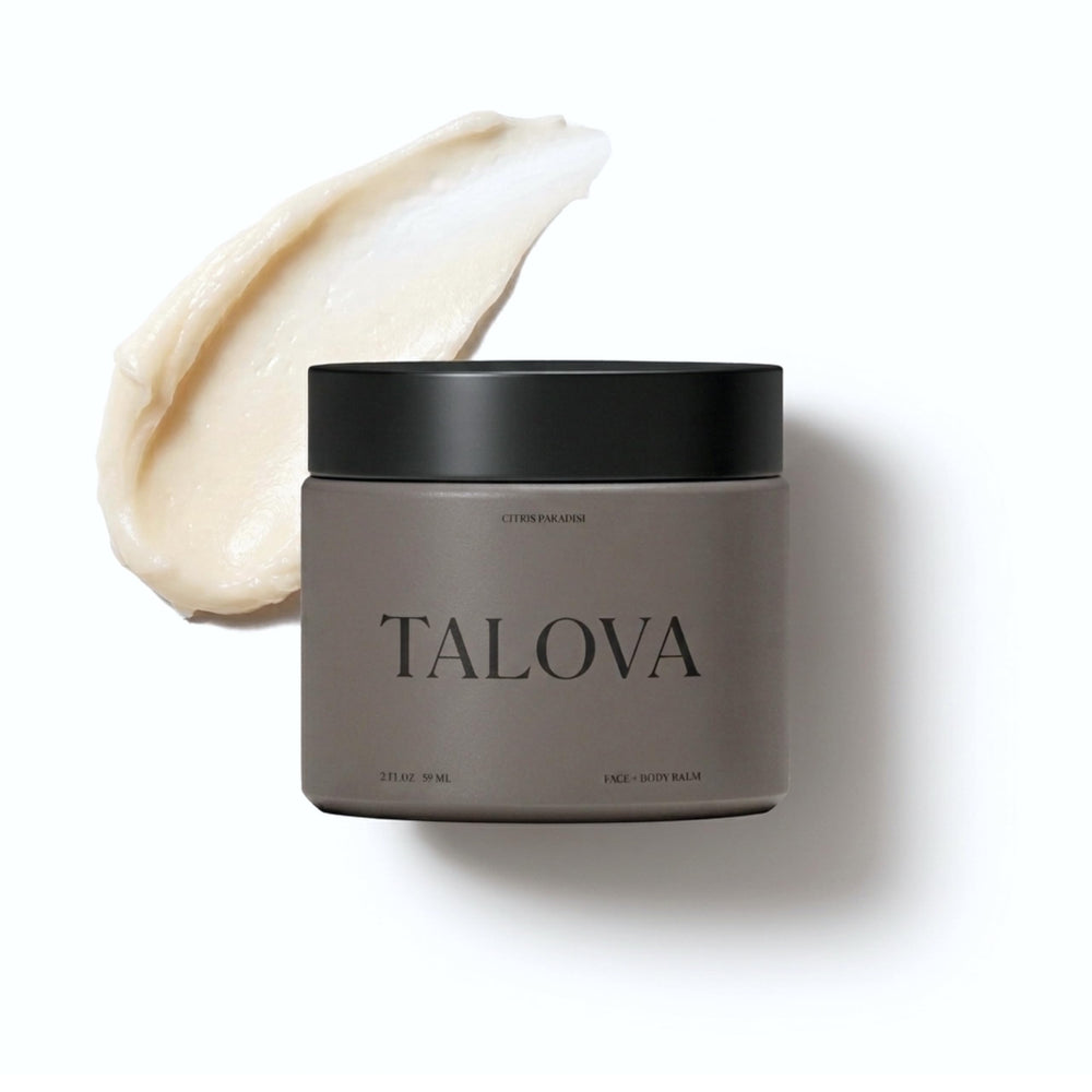Bálsamo TALOVA para rostro y cuerpo: hidratación profunda para piel seca