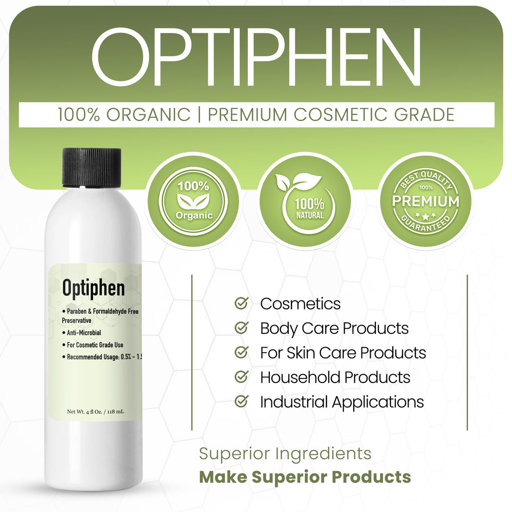 Optiphen en crema, mantiene textura estable y agradable.