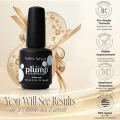 Tammy Taylor Plump Builder Gel, relleno suave de rugosidades para un acabado uniforme.