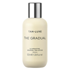 Tan-Luxe Gradual, botella elegante para aplicación diaria y controlada de bronceado