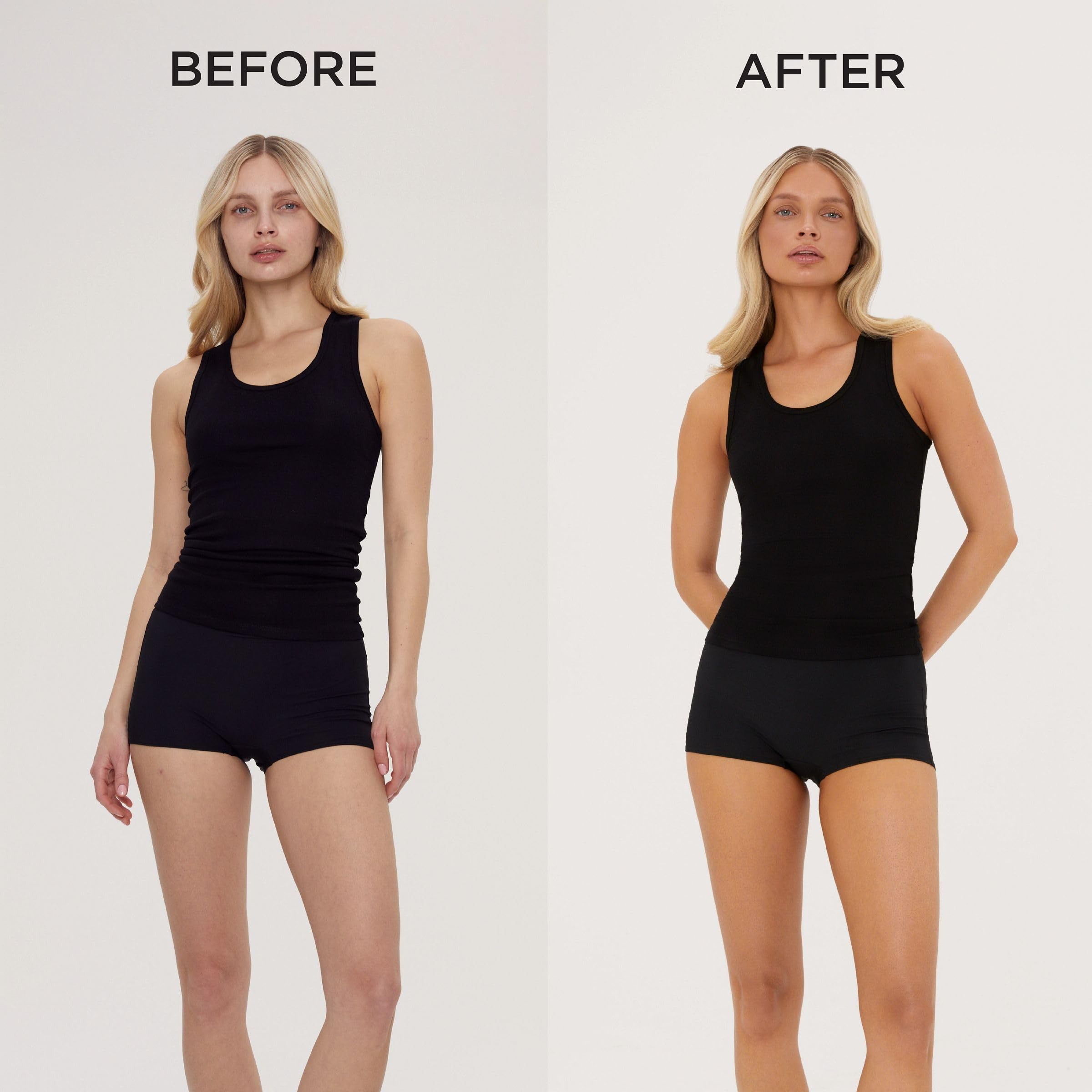 Textura ligera de Tan-Luxe Gradual se absorbe sin grasa para piel suave