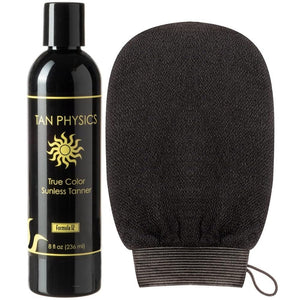 Tan Physics autobronceador 8 oz en botella, aplicación suave para un bronceado natural