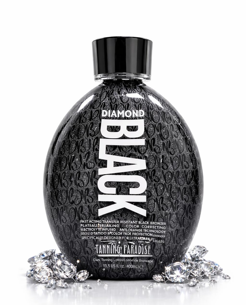 Diamond Black de Tanning Paradise muestra un bronceado intenso para cabina