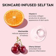 Tanologist aplicación uniforme con masaje circular para un bronceado gradual sin rayas.