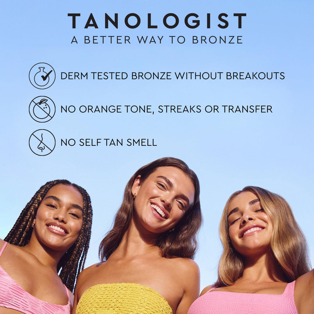 Tanologist Self Tan Mousse, guante de aplicación para cobertura pareja.